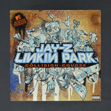 Jay-Z and Linkin Park ‎- Collision Course - Transparent Blue vinyl 